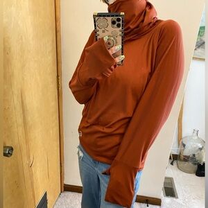 Loki Raven Shadow Unisex Hooded Face Guard Mitten Sleeve Top